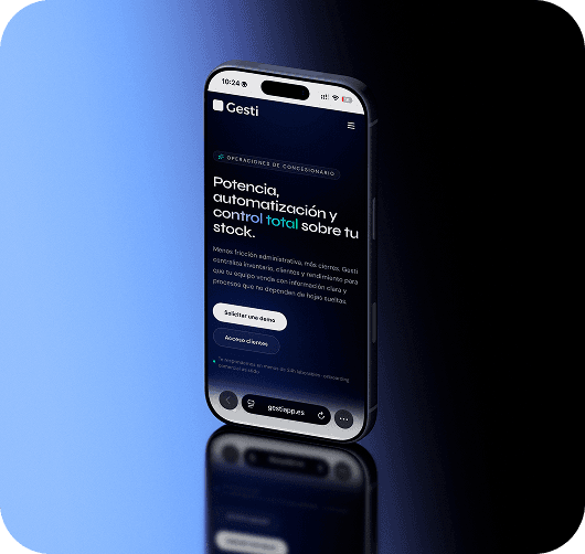 Mockup mobile Gesti