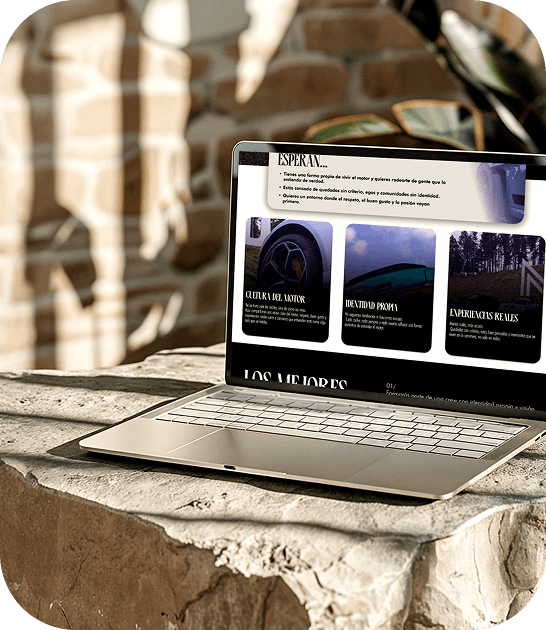 Mockup portatil Spectral Club